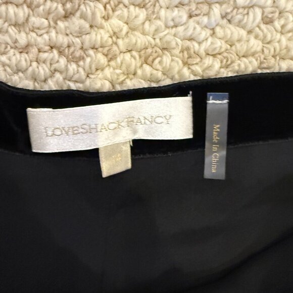 🖤 LoveShackFancy Journee Sequin Flared Trousers – Size 14 - Picture 4 of 5